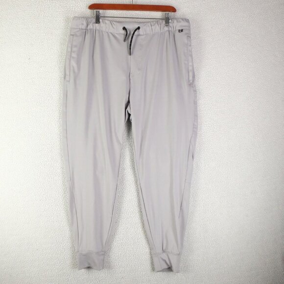 Projek Raw Joggers Mens Xxl 2Xl Gray Drawstring Performance Athletic Stretch - Picture 1 of 11